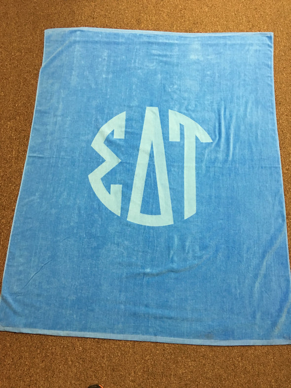 Sigma Delta Tau Beach Towel