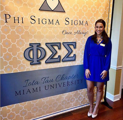 Phi Sigma Sigma Chapter Banner